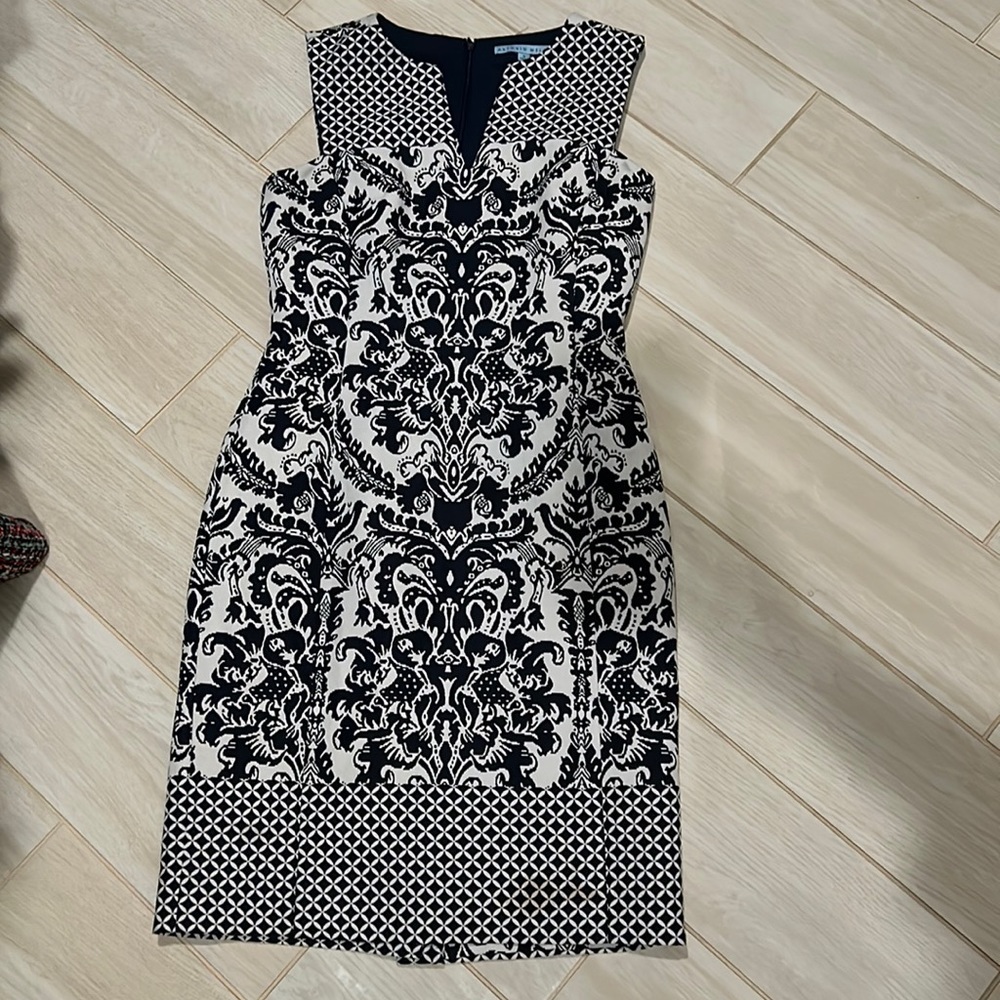 Antonio Melani Navy and White Dress